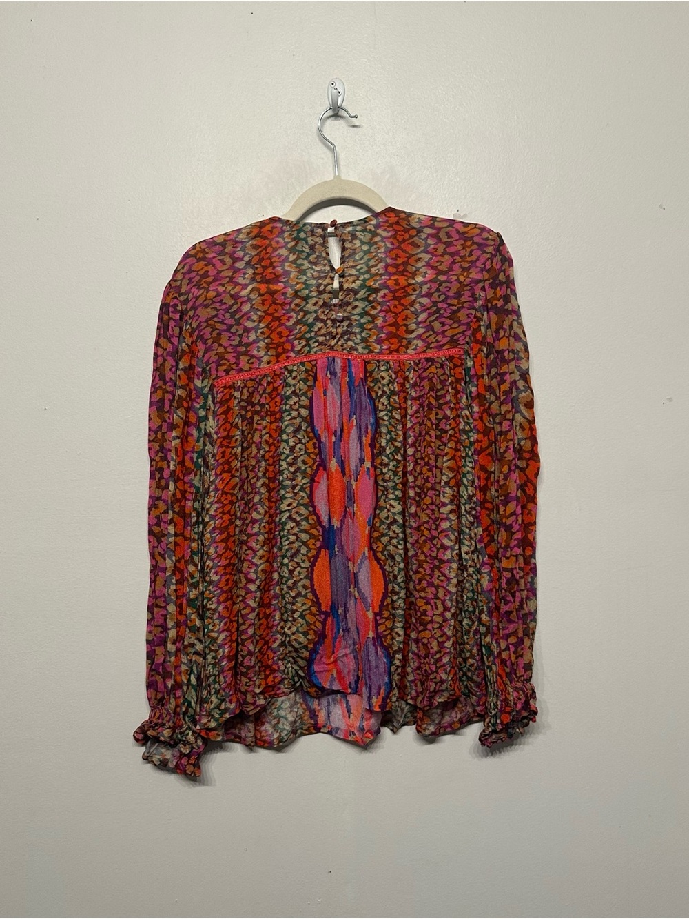 Blank London Anthropologie Miranda Boho Peasant Blouse Top Medium - Picture 6 of 10